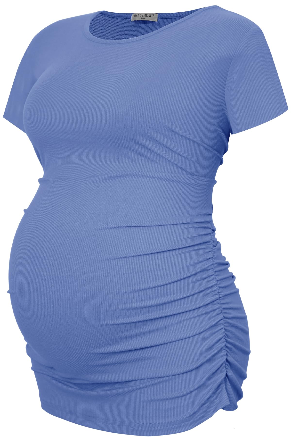 Smallshow Lot de 3 Tops Maternité Manches Courtes Tee Shirt Grossesse Femme