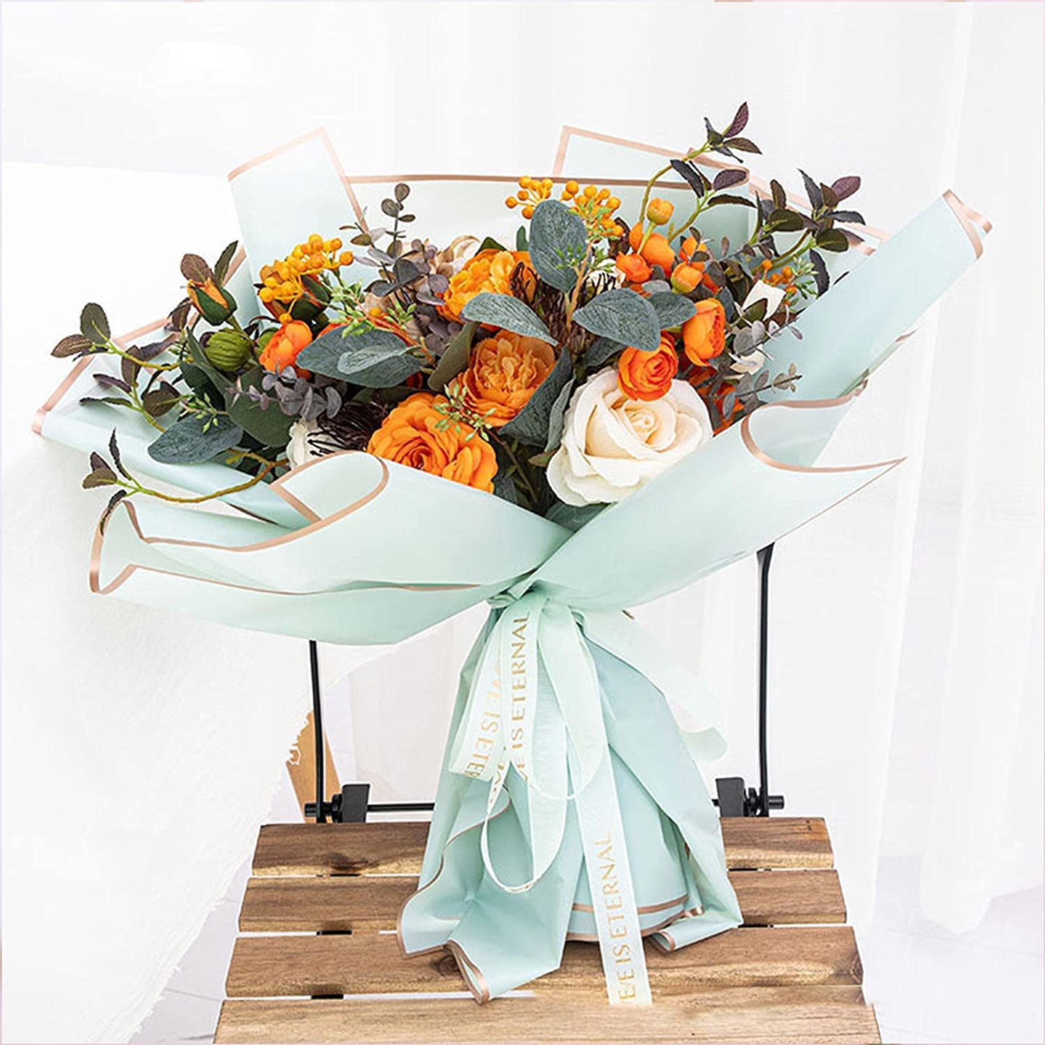 Carta Per Bouquet Fiori - 160 Fogli Impermeabili 20 Colori, 30x21cm Per Confezioni Regalo E Artigianato