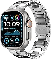 Vista 133 de WINGLE Correas de titanio para Apple Watch Band Ultra 3/2/1 Band Ultra de 1.929 in Series 11 10 1.811 in 1.772 in 1.732 in 1.654 in SE 3/2/1 Series