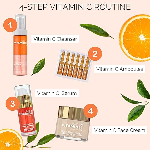 Miniatura 8 de Noche Y Dia Paquete de vitamina C hidratante e hidratante: suero de vitamina C y crema facial con vitamina C
