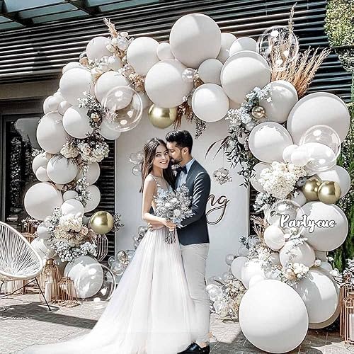 Miniatura 59 de Globos azules polvorientos de diferentes tamaños, doble relleno, color azul pizarra oscura, kit de arco de guirnalda de globos para baby shower