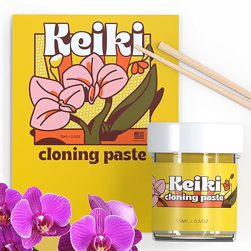 Orchid Keiki Pasta para plantas para clonar y crear un nuevo crecimiento - 2 veces más pasta - Gel de clonación de inicio rápido para plantas - Kit