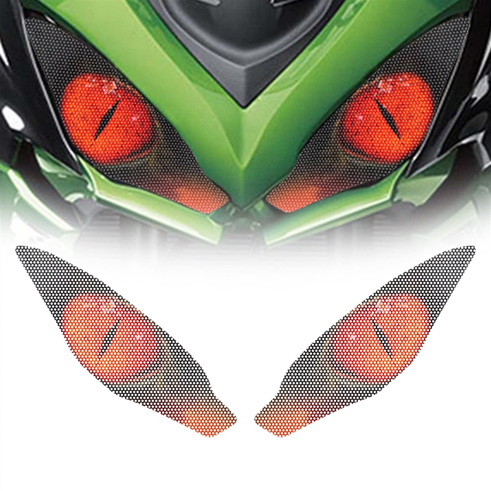 WARFEL Accessories Headlight Decal Sticker Light Transmission Accessories Head Light Protection Motorcycle Z1000SX Z1000 SX For K&awasaki Z 1000 SX