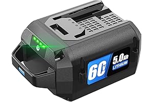Replacement Battery for Toro 60V Li-Ion 5.0Ah Toro Battery L324 L135 L108 Power System Tools