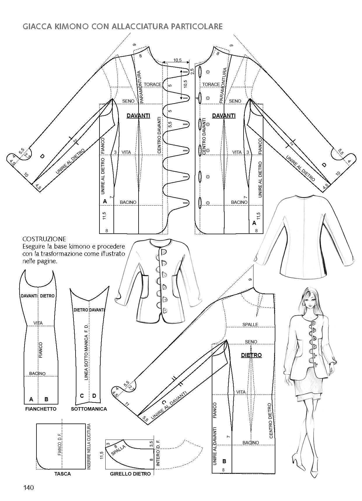 La tecnica dei modelli. Alta moda. Ediz. illustrata. Modelli d'alta moda. Tecnica del moulage. Decorazioni (Vol. 1)