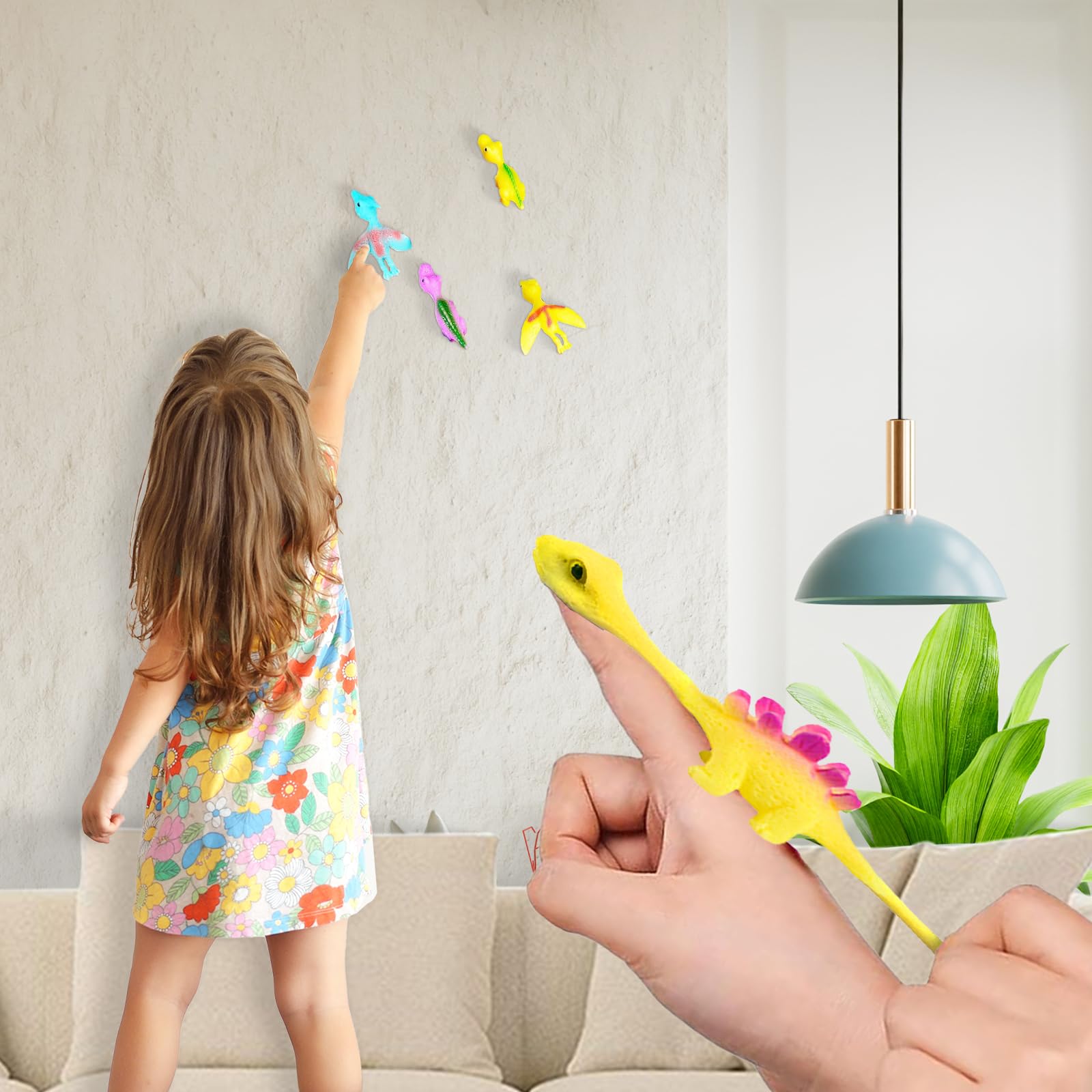 20 Stück Fliegende Dino-Spielsachen – Lustige Schleuder-Dinos Für Kindergeburtstage & Partys