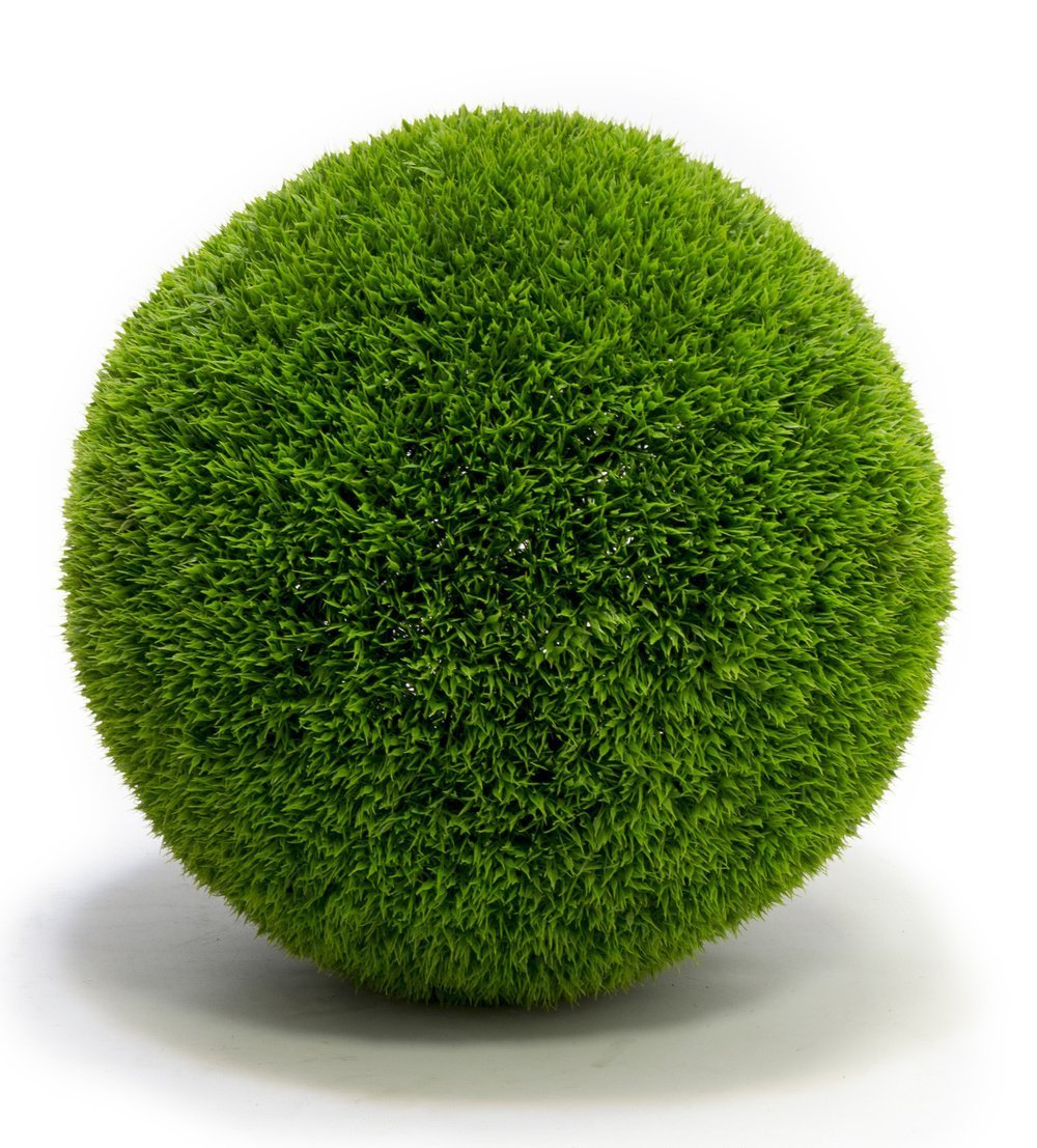Primrose Grass 28Cm Artificial Topiary Balls Realistic Uv Resistant Non-Fading Fake Plastic