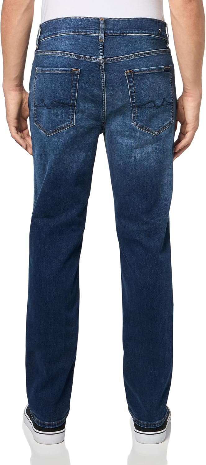 7 for All Mankind Mens Slimmy Slim Fit Jeans - Image 2
