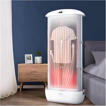 Automatic Ironing & Folding Machine Foldable Portable Electric Clothes Dryer 1200W High Power Steam Drying with Remote Control for Home Travel