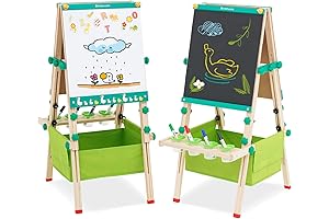 Standing Art Easel: Enlitoys' Double-Sided Masterpiece for Young Picassos