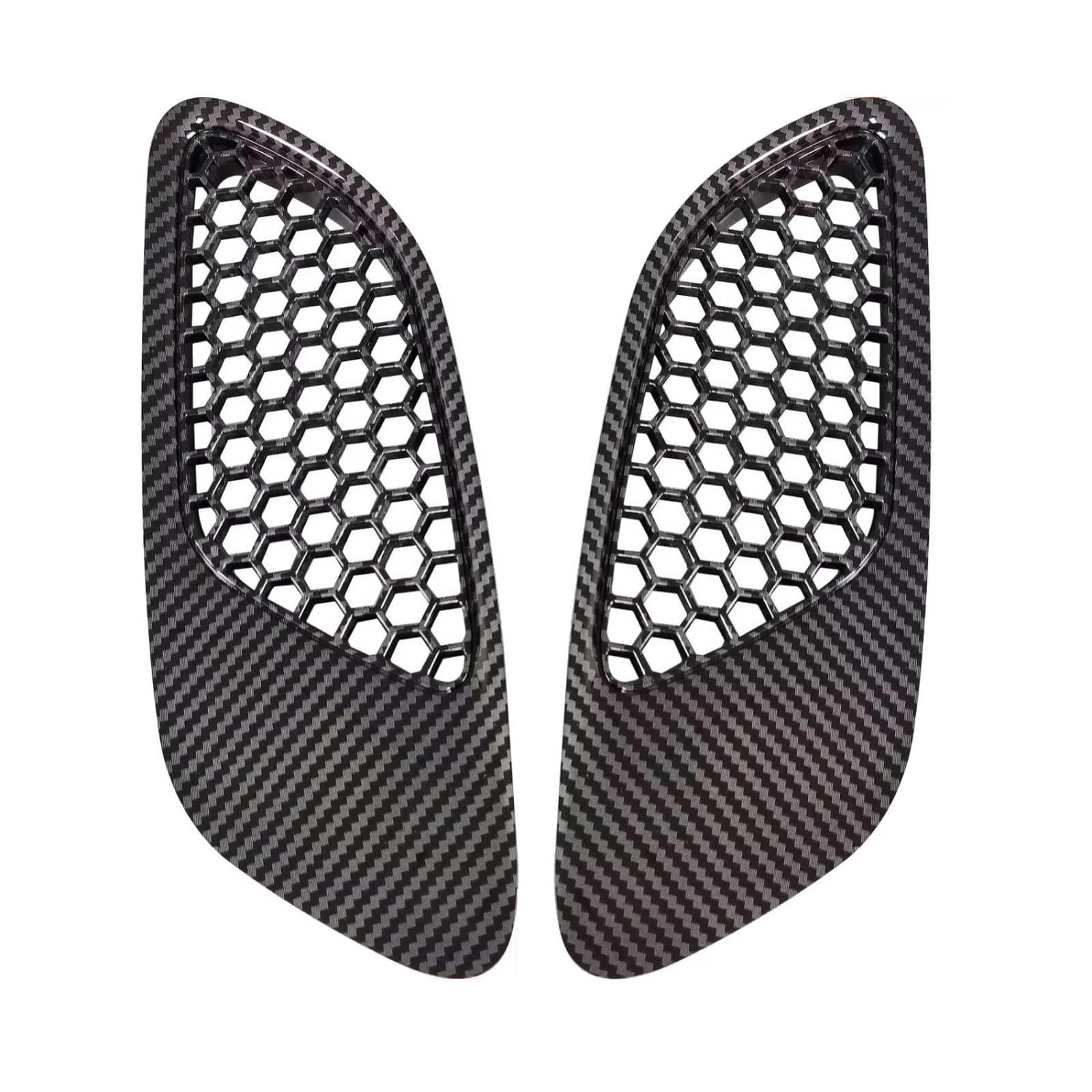 Grille d'aération de capot carbone compatible avec BMW E90 E91 E92 E93 M3 - 7