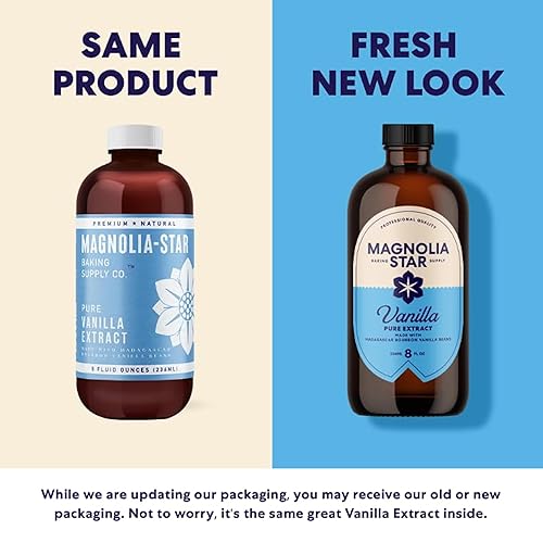 Miniatura 7 de Magnolia-Star Extracto de vainilla puro, 32 onzas, hecho de granos de vainilla Bourbon de Madagascar seleccionados a mano, vainilla para hornear sin
