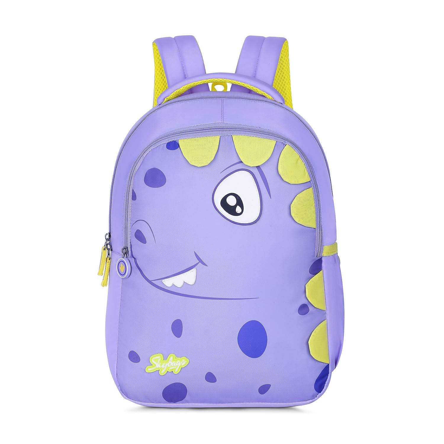 Dino 01 School Backpack Purple