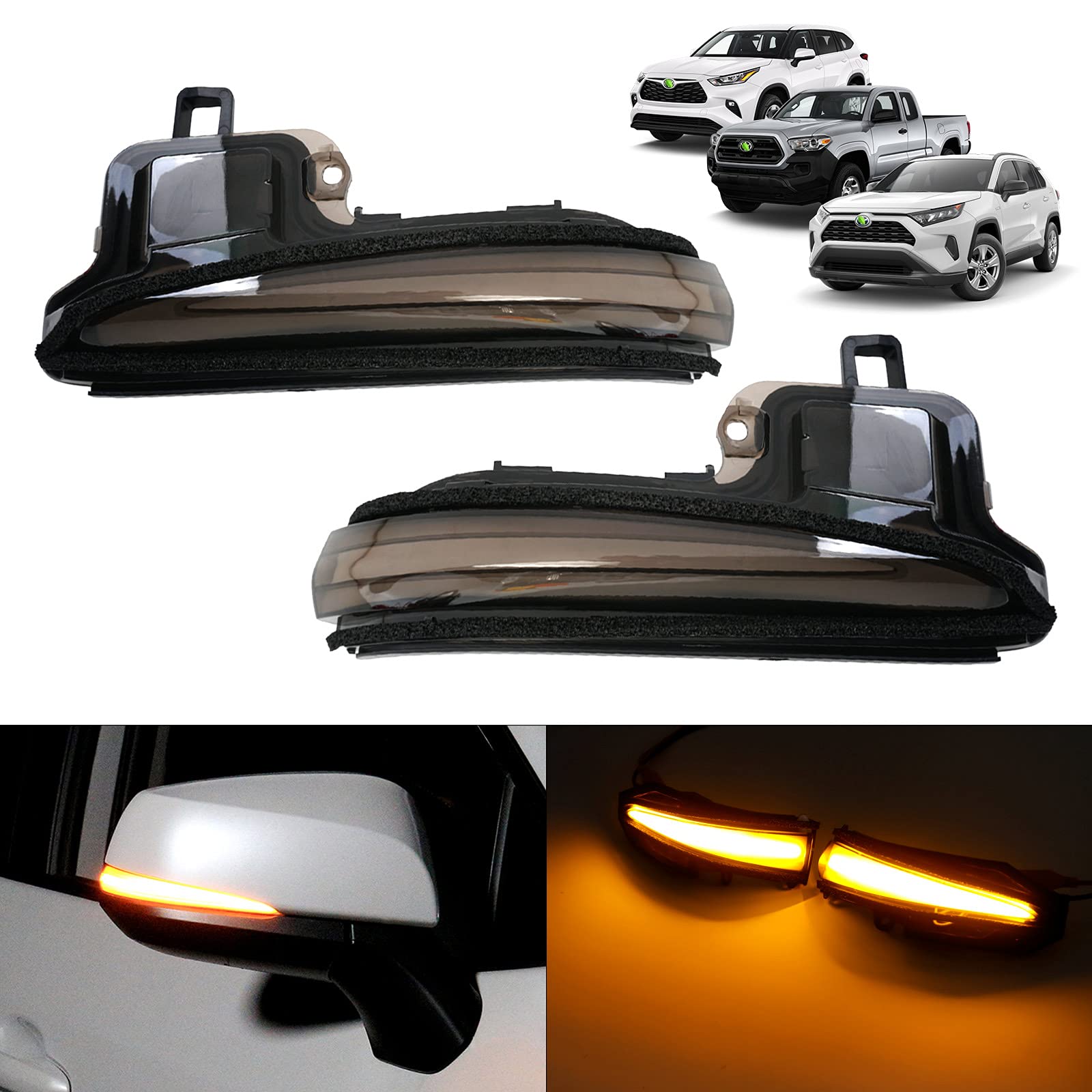 Automobiles & Motorcycles Car Lights Side Rear View Mirror Indicator