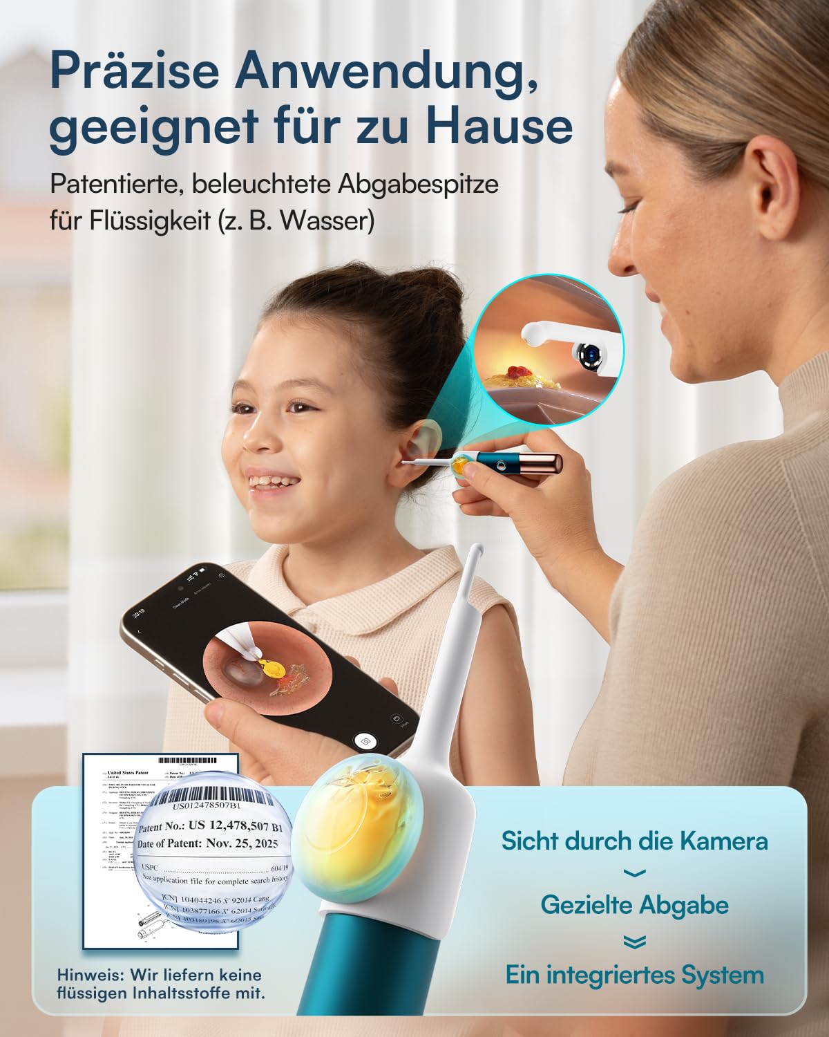 BEBIRD EarSight Ultra 5G Ohrenreiniger & Pflegegerät mit flexibler Otoskop-Kamera, Ohrenschmalz Entferner Set 30+Zubehör, HNO-sicher für Heimanwendung