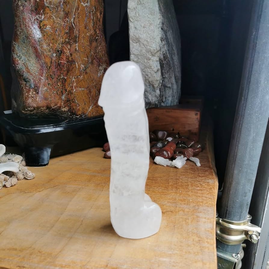 水晶 男根 376グラム 珍石 クリスタル 鑑賞石 石 Amazon.co.jp: 水晶男根616 珍石クリスタル鑑賞石石置物オブジェ
