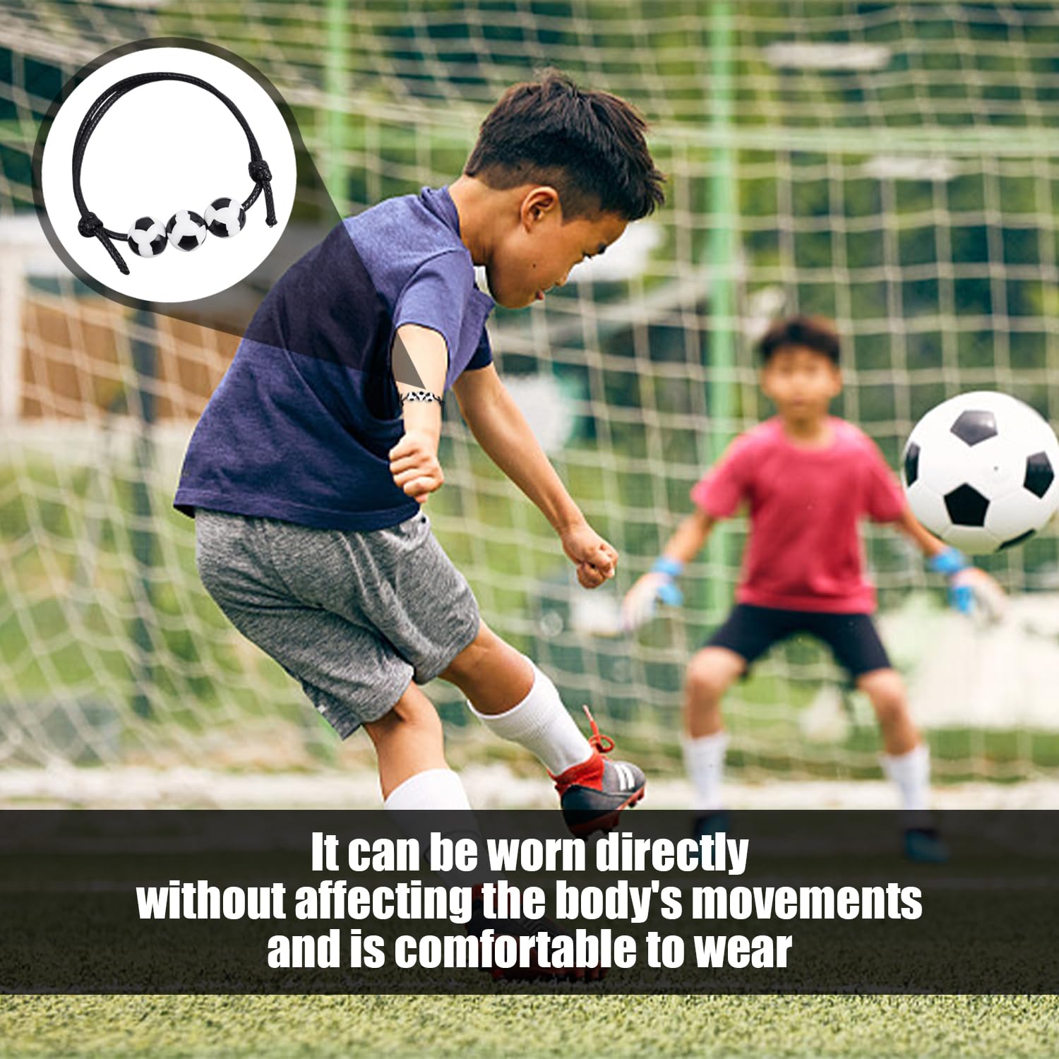 15 pulseras de fútbol, pulseras de la amistad ajustables, accesorios creativos, regalos para los amantes del fútbol, cordón, plástico, 23 centímetros, cordón, plástico