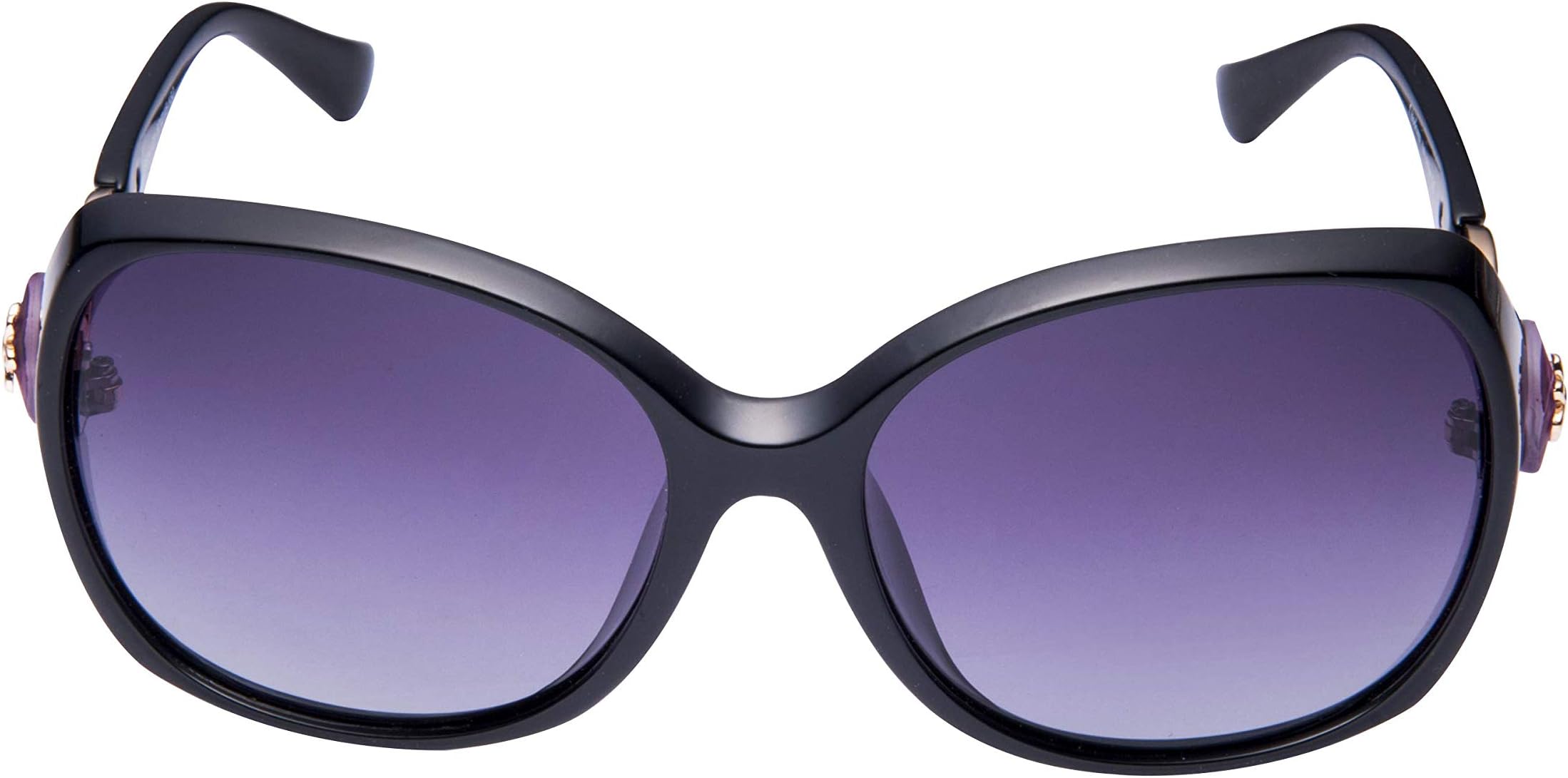 Women's Shades Luxury Oversized Polarized Sunglasses 100% UV Protection Black