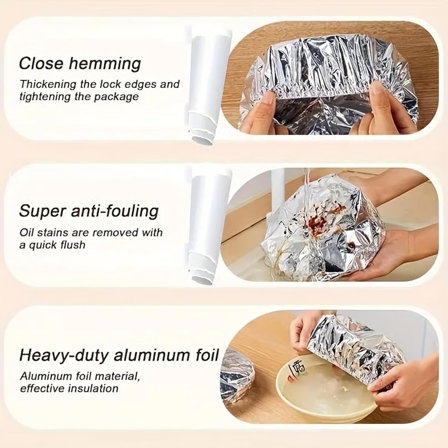 Copertura Isolante In foil A Pop-Up Per Piatti E Contenitori, Copertura Isolante In foil Di Alluminio Riutilizzabile Per Cucina, Con Gomma Estensibile(30Pcs)
