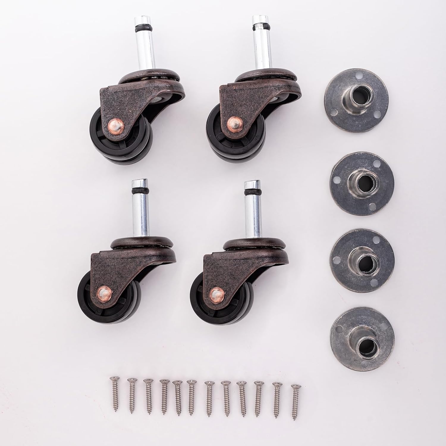 Wheels For Upright Pianos Bronze Plastic Wheels Double Wheels A Set Of Four