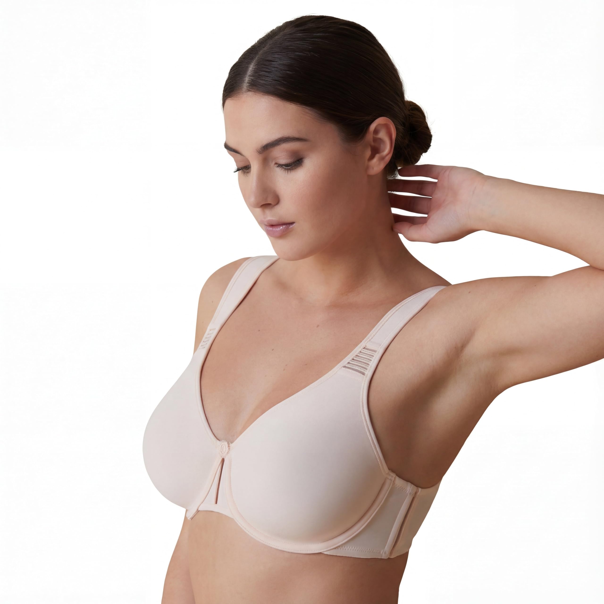 Selene, Sujetador Reductor para Mujer con Tirantes Anchos Comfort y Aro, Sin Relleno, Colección Lorea — view 9