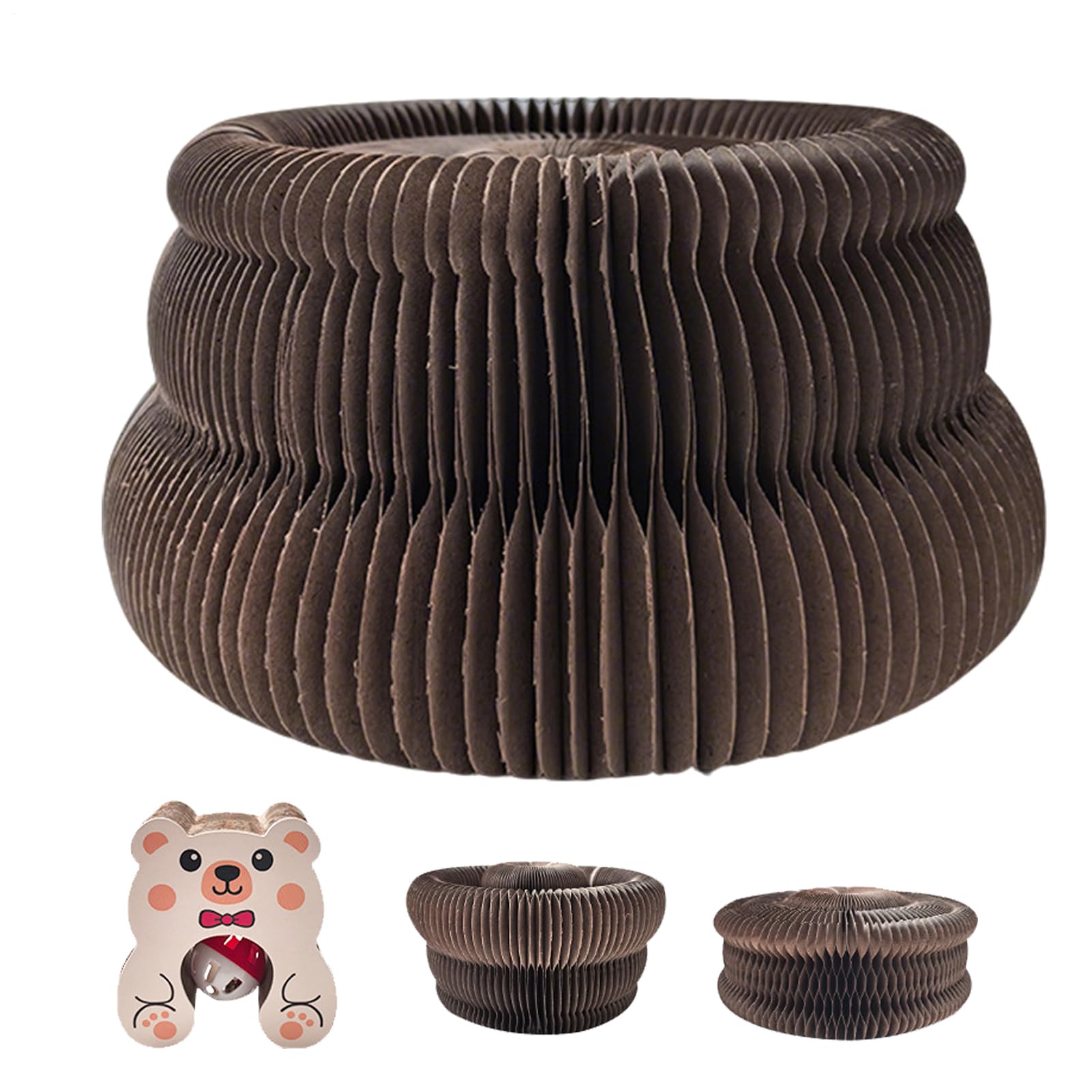 Indoor Cat Scratching Toy Physical Exercise Cardboard Scratcher