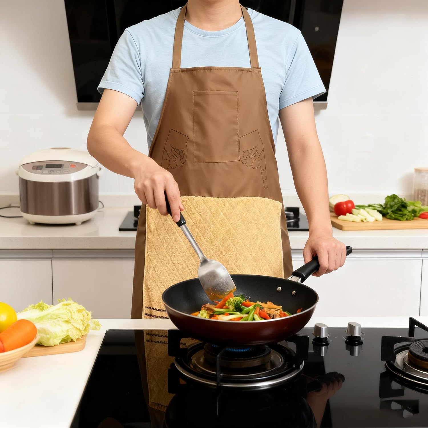 New Chef's Prank Apron, Creative Prank Aprons For Men Practical Jokes, The Ultimate Gag Gift Apron, Surprise Hiding In The Pocket Funny Gifts.