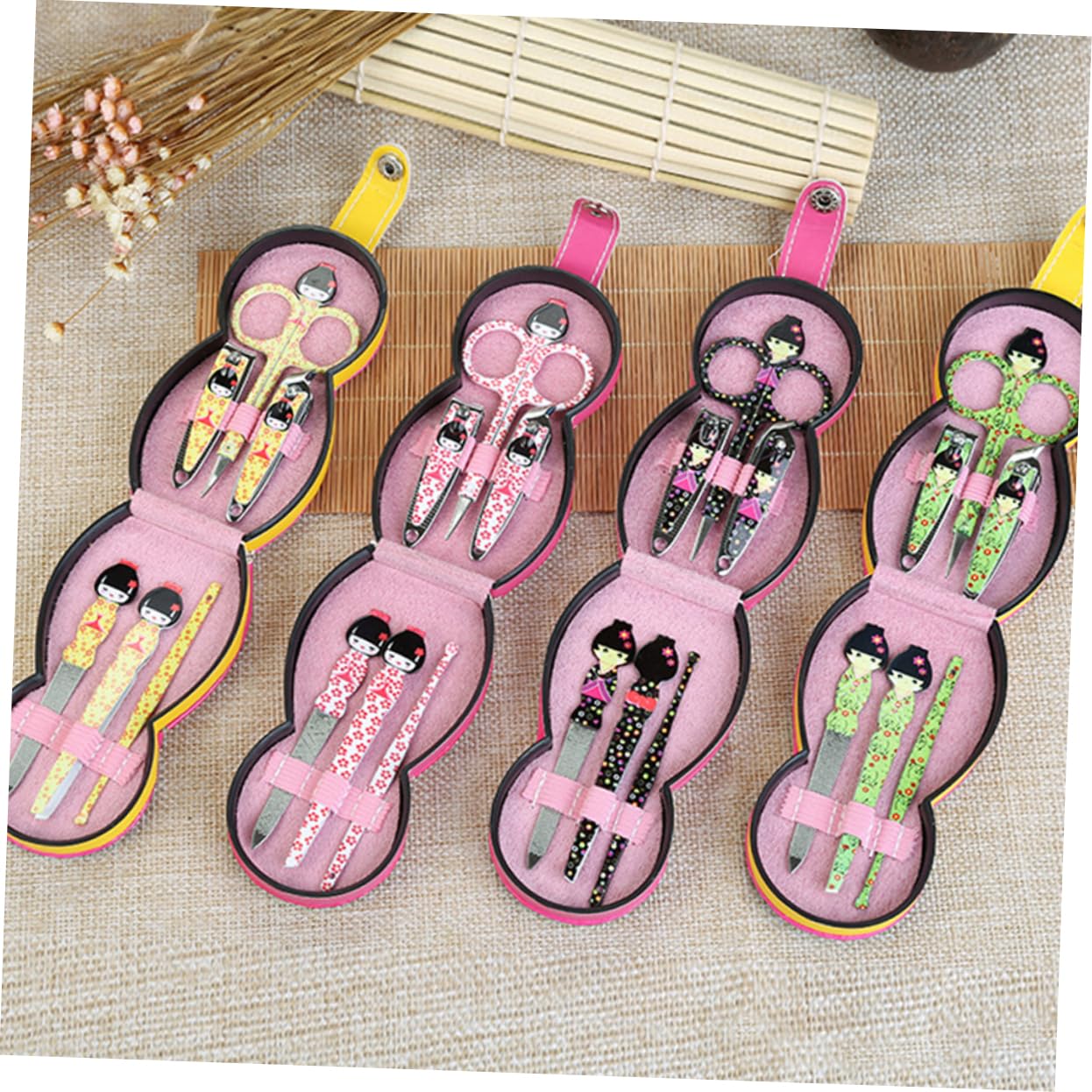 POPETPOP 3sets Strumenti Per Manicure e Pedicure Include Portaoggetti Leggero e Compatto Sicuro e Durevole Design Razionale Per Unghie Adatto Per Uso Domestico e Viaggi