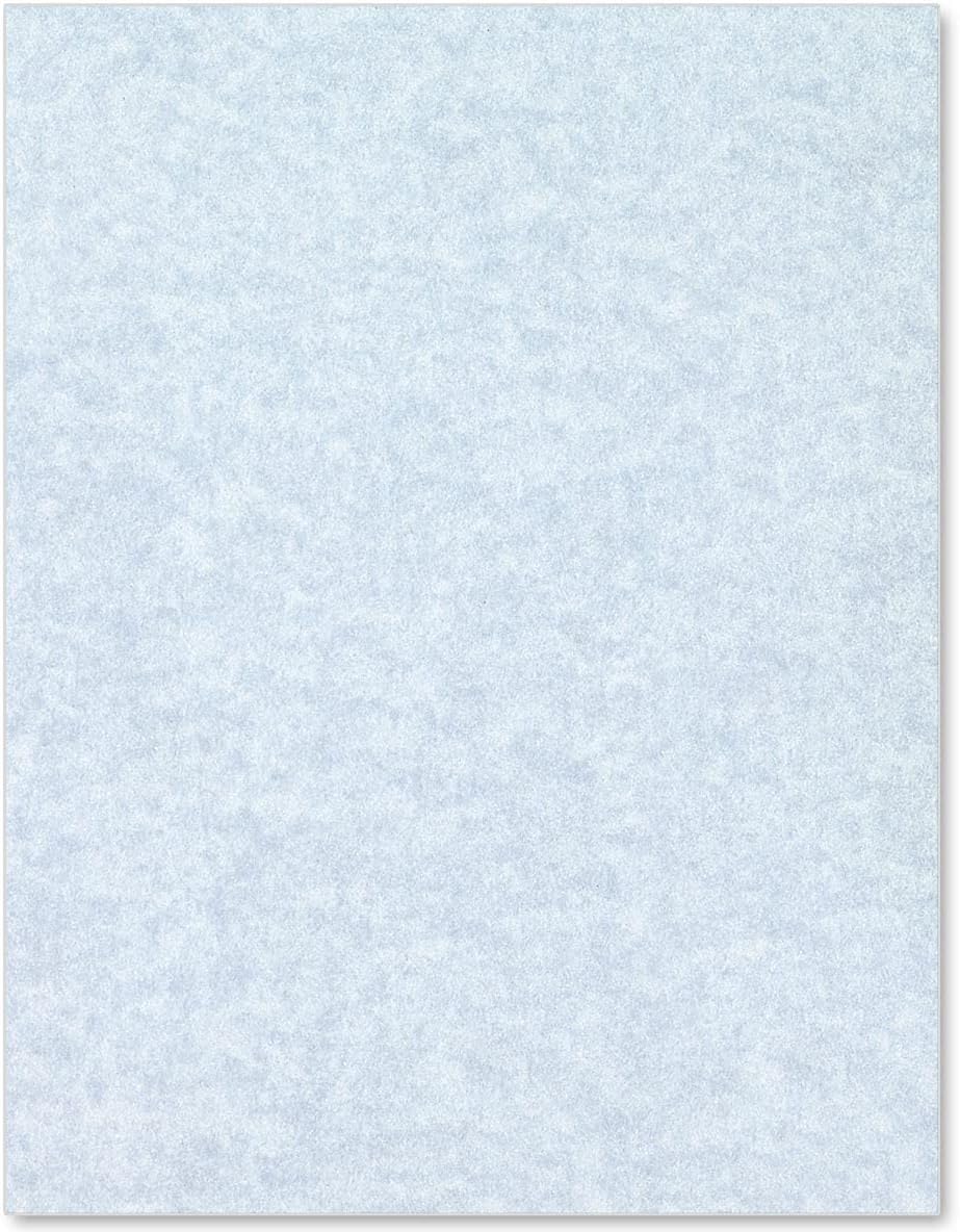 PaperDirect Regal Blue Astroparche Parchment Invite Special Event Theme Stationery, Border Paper, Letterhead 8.5 x 11, 25 sheets, Elegant Premium Writing Paper, Decorative Printer Paper