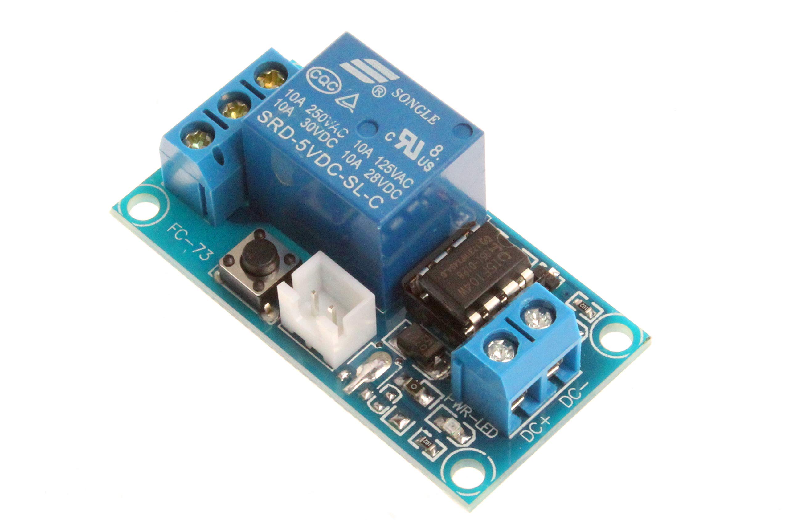 Snapklik.com : NOYITO 1-Channel Self-Locking Relay Module One Button ...