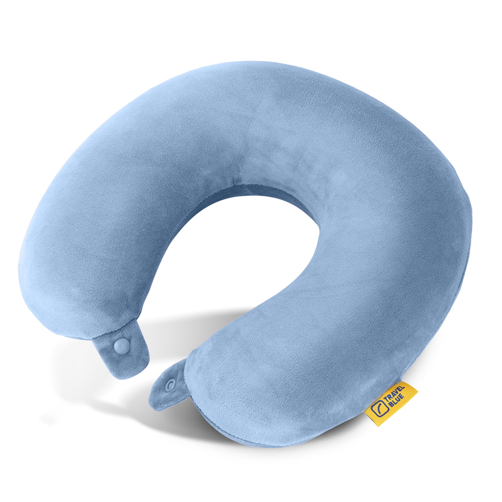 Travel Blue Tranquillity Nekkussen vliegtuig, traagschuimkussen met brede pasvorm, ergonomisch voor optimaal comfort, reiskussen, vliegtuig voor ontspannen, drukvrij reizen, licht nekkussen