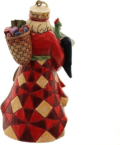 Miniatura 3 de Jim Shore Heartwood CreekFigura decorativa de Enesco Navidad de Papá Noel alemán 475pulgadas