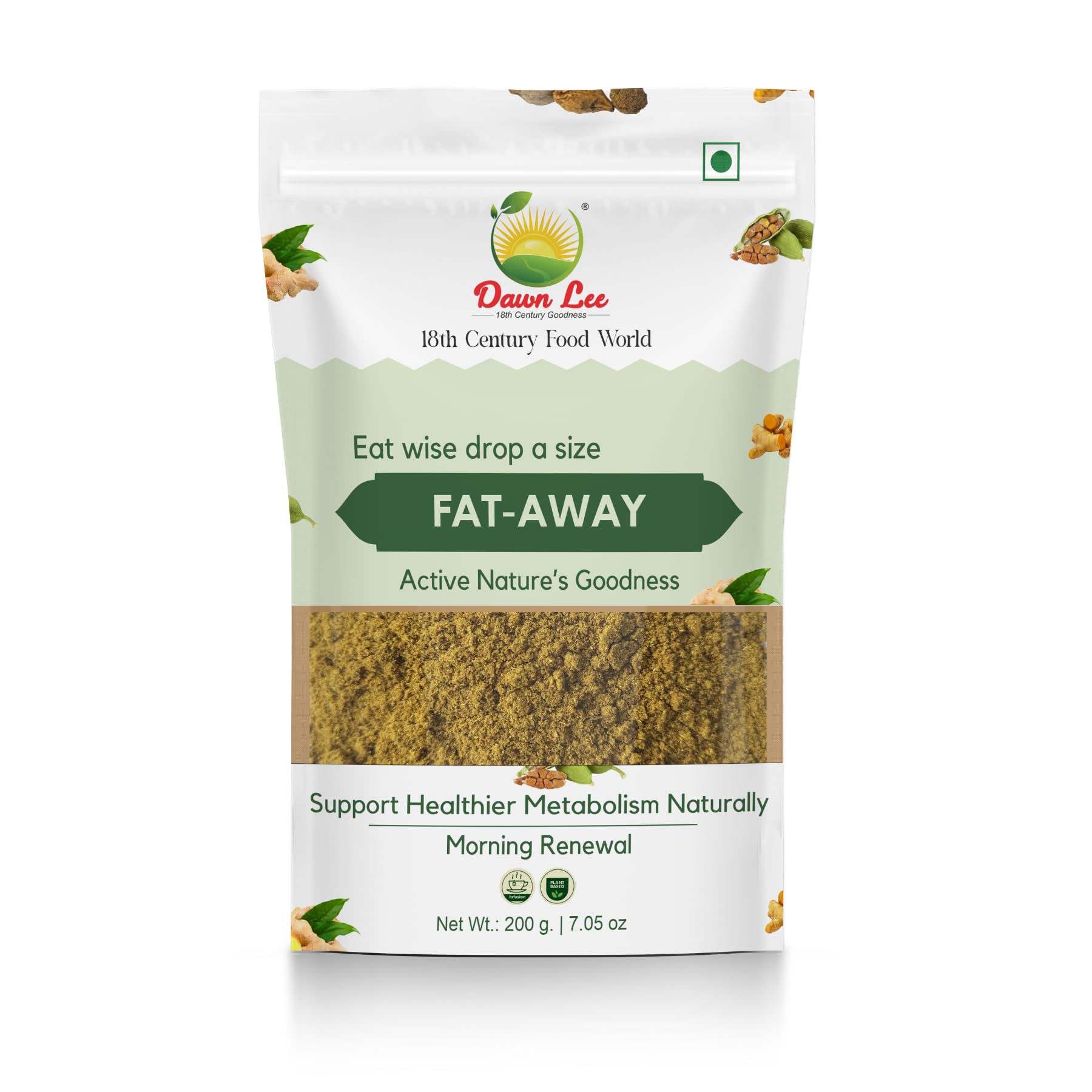Dawn Lee Fat Away Powder 200g | Herbal Spice Blend with Traditional Indian Ingredients | Caffeine-Free & Sugar-Free | Natural Tasting Mix for Everyday Use-image-27