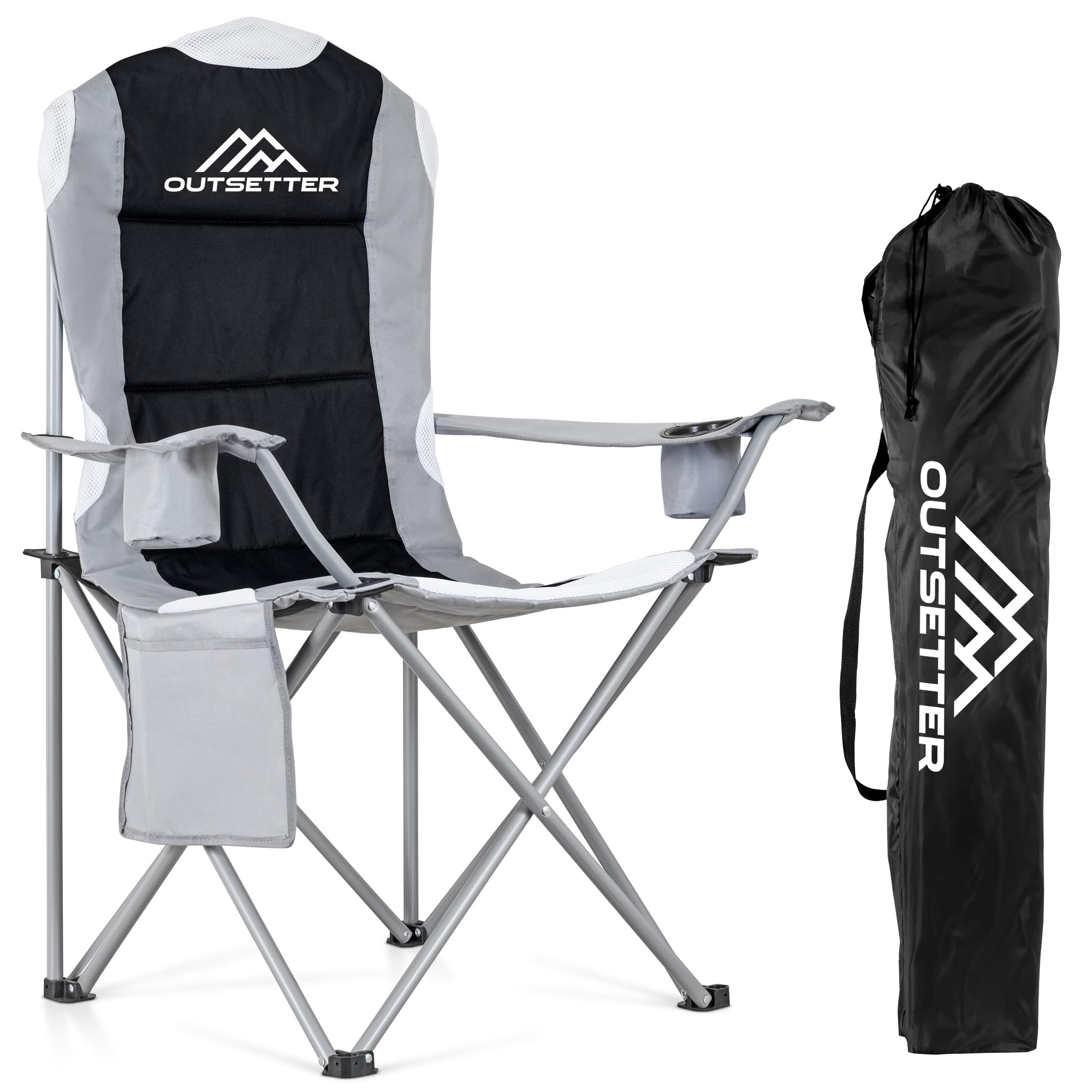 Flipkart Folding Metal Picnic Chair Cup Holder Premium Camp Chair