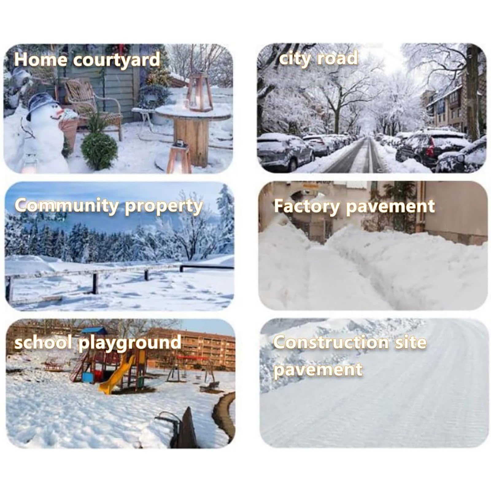 Pala da Neve elettrica Senza Fili, Larghezza 41 cm, spazzaneve a Batteria, con 2 batterie e caricabatteria rapido