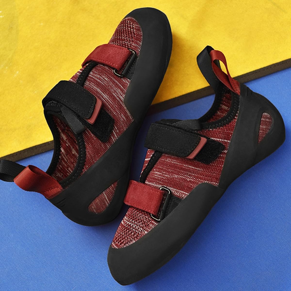 Climbing Shoes Men's Lightweight Comfortable Casual Bouldering Shoes Non-Slip Professional Wall Rock Climbing Shoes for Beginners