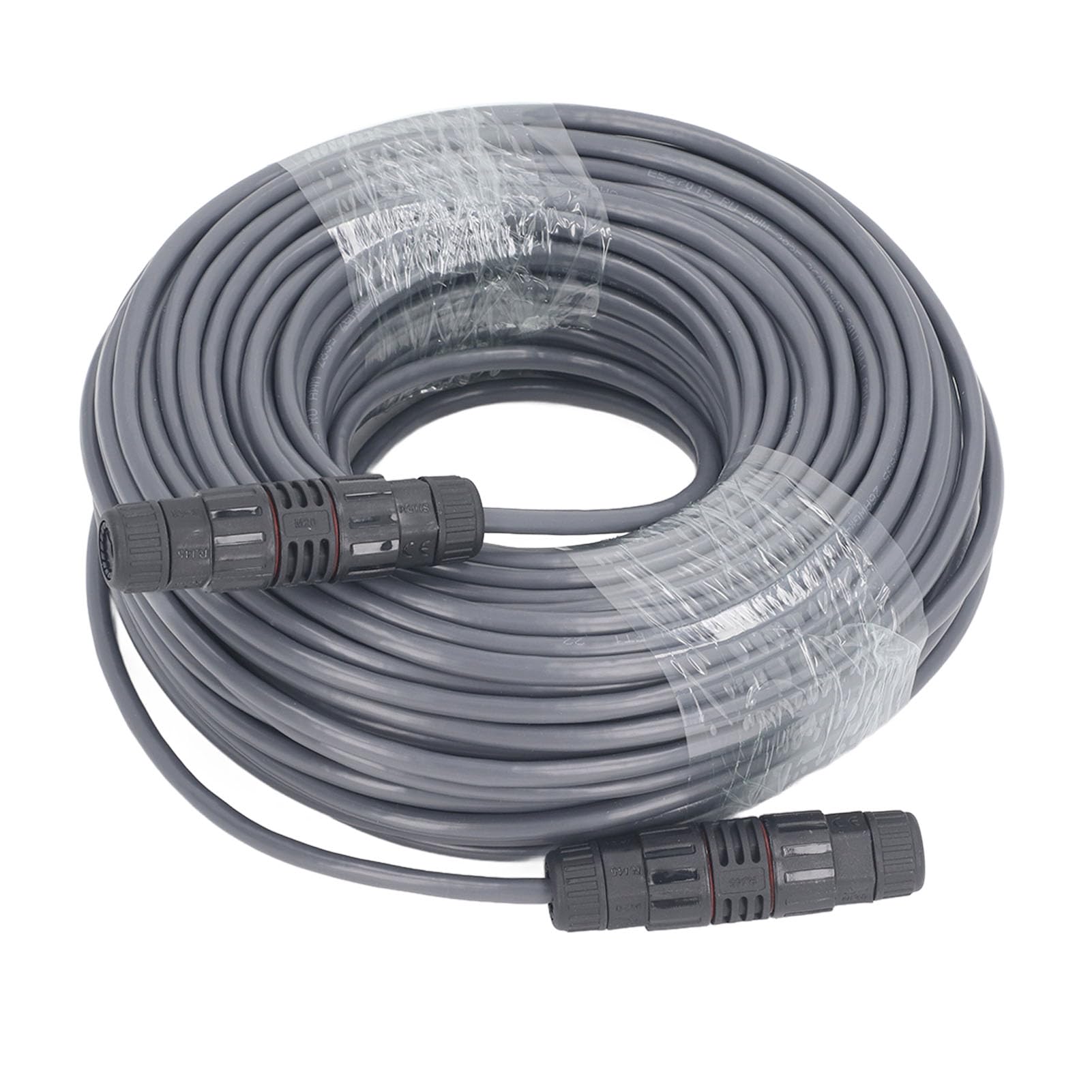 Kabel o Długości 150 Stóp, Przedłużacz do 225 Stóp Wodoodporny Zestaw Przedłużający Kabla IP68, Zestaw Naprawczy Kabla z obsługą Protokołu 1000M, do Systemów Użytku Wewnątrz i na Zewnątrz