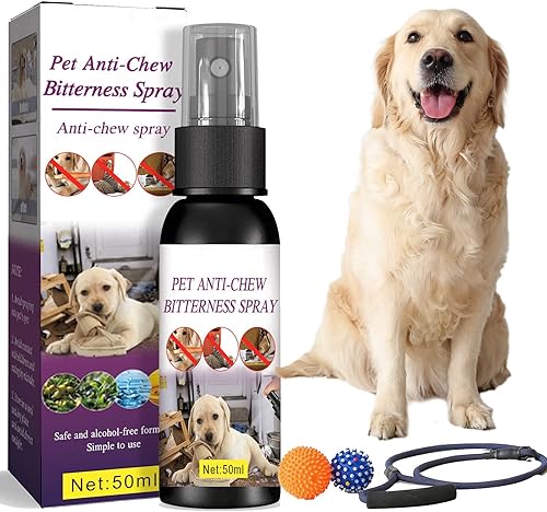 Spray sin masticar para que los perros dejen de masticar, spray amargo y ayuda de entrenamiento para cachorros, comportamiento antimasticación, no disponible en Yaxa Guatemala