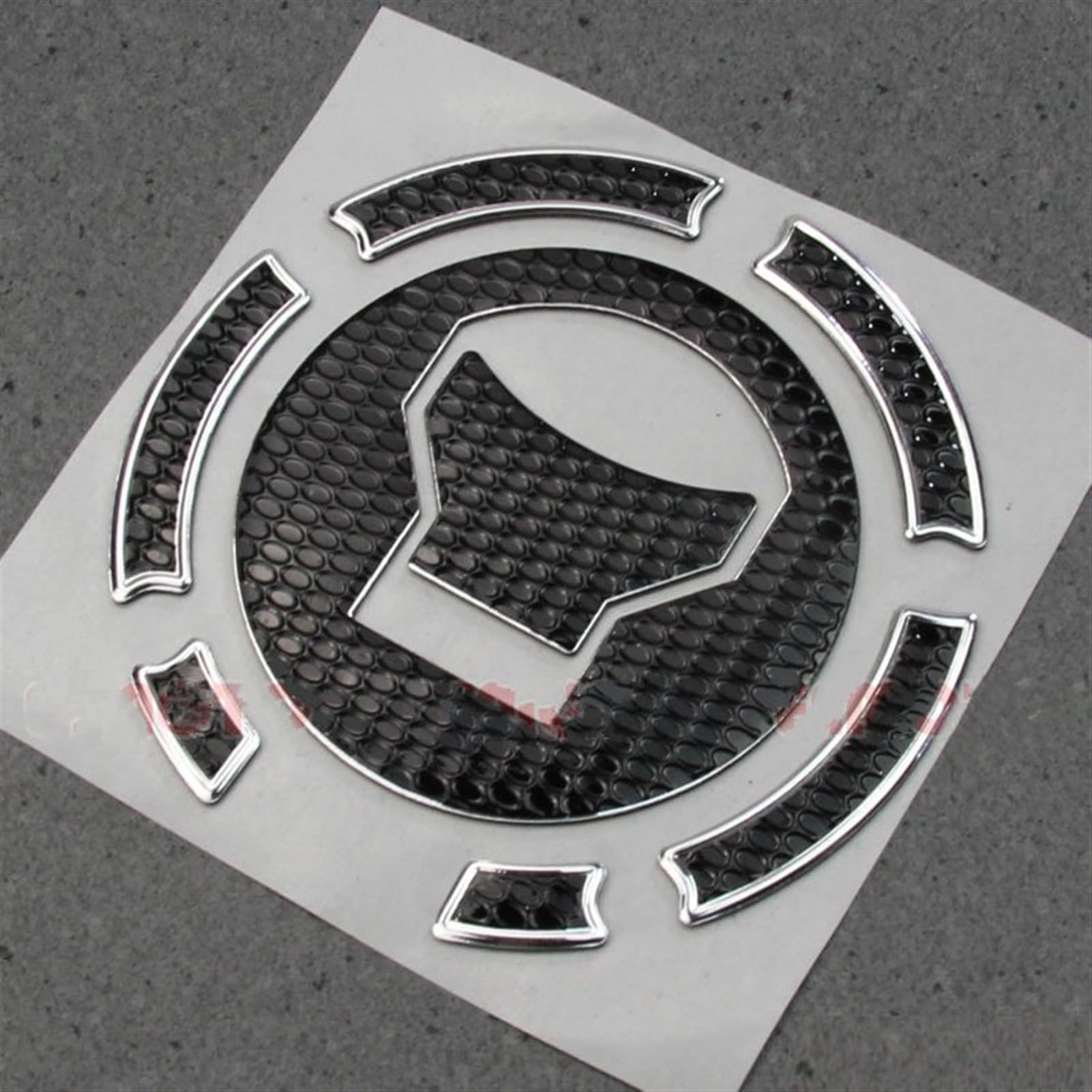 Motorcycle Gas Fuel Cap Pad Decals Stickers for CB650F CBR650F VFR800X VFR800 CBR500R CB500X CB500F MN4 CB150R Carbon-Look(OneColor)