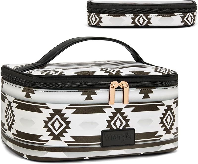 Necessaire de maquiagem Montana West com estojo para pincéis, modelo MB392-001, pacote com 2