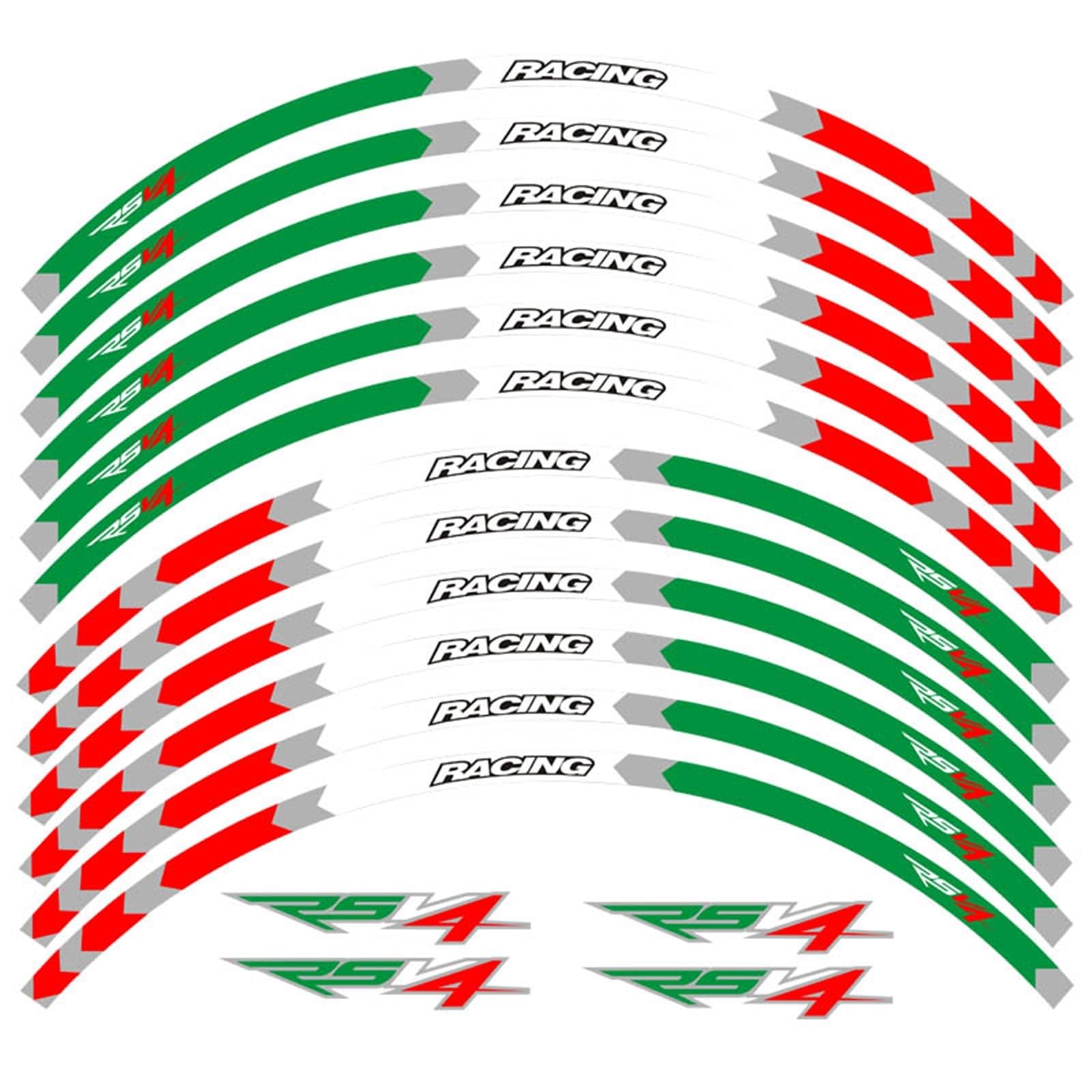 Decorative Stickers Motorcycle Wheel Sticker Stripe Reflective Rim for Aprilia RSV4 Rsv4