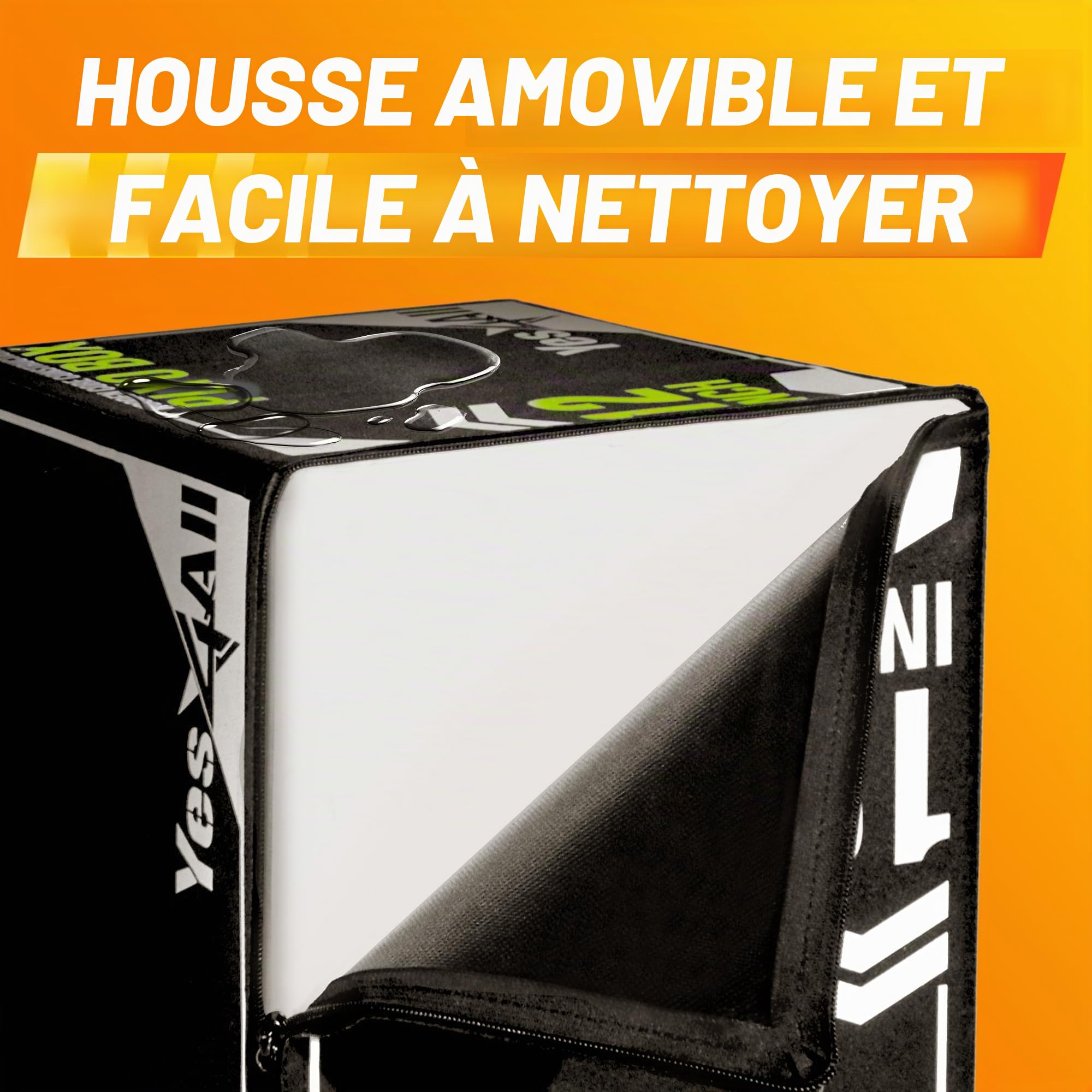Yes4All 3 in 1 Soft Plyo Box Wooden Core, Boîte plyométrique en mousse pour l'exercice, le MMA, l'entraînement plyométrique, disponible en 4 tailles