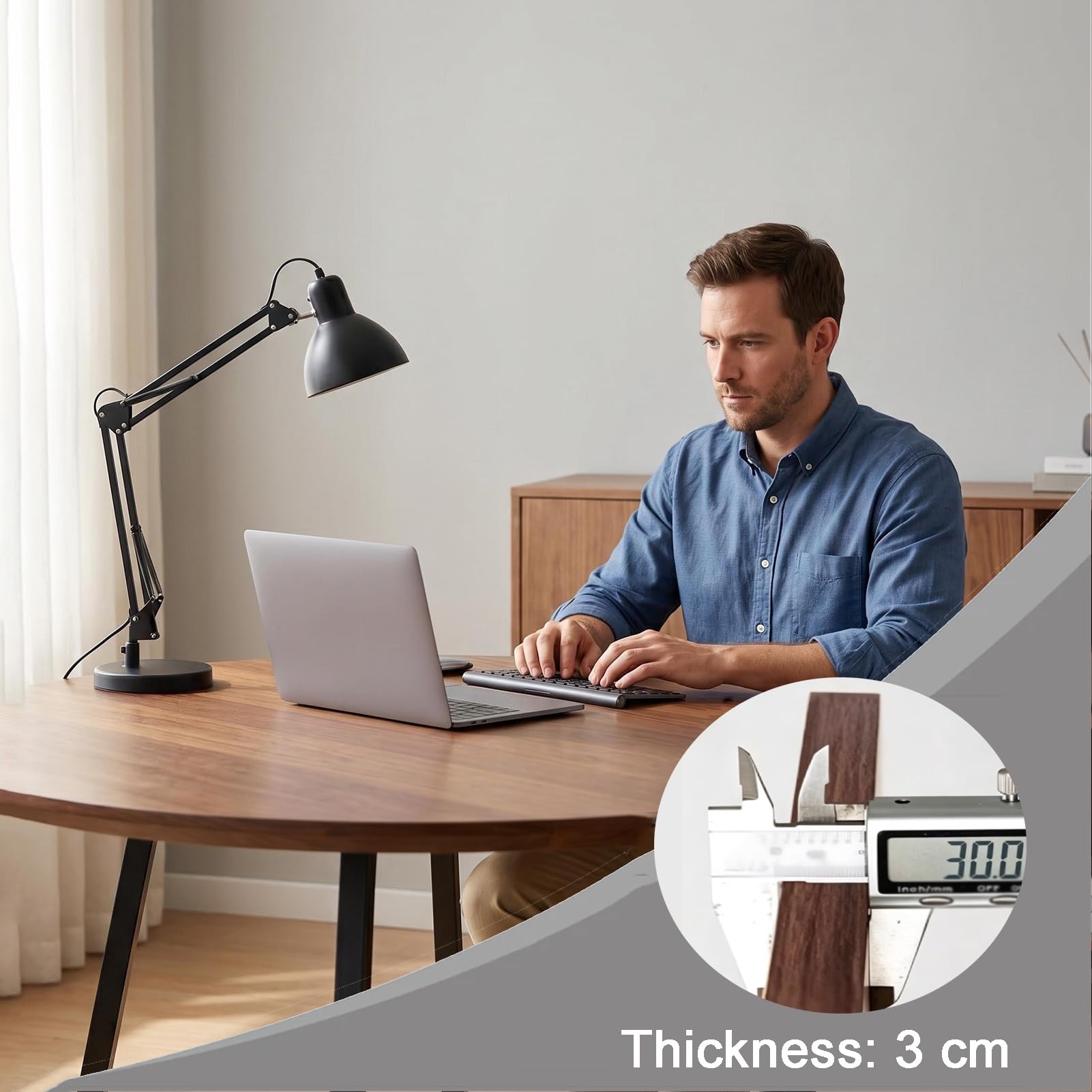Piano Tavolo Legno Massello Pino su Misura, Top Scrivania DIY E Banco da Lavoro, Mensola Legno Trattato, Pannello Superiore per Mobile Adatto A Vari Piedi per Tavolo
