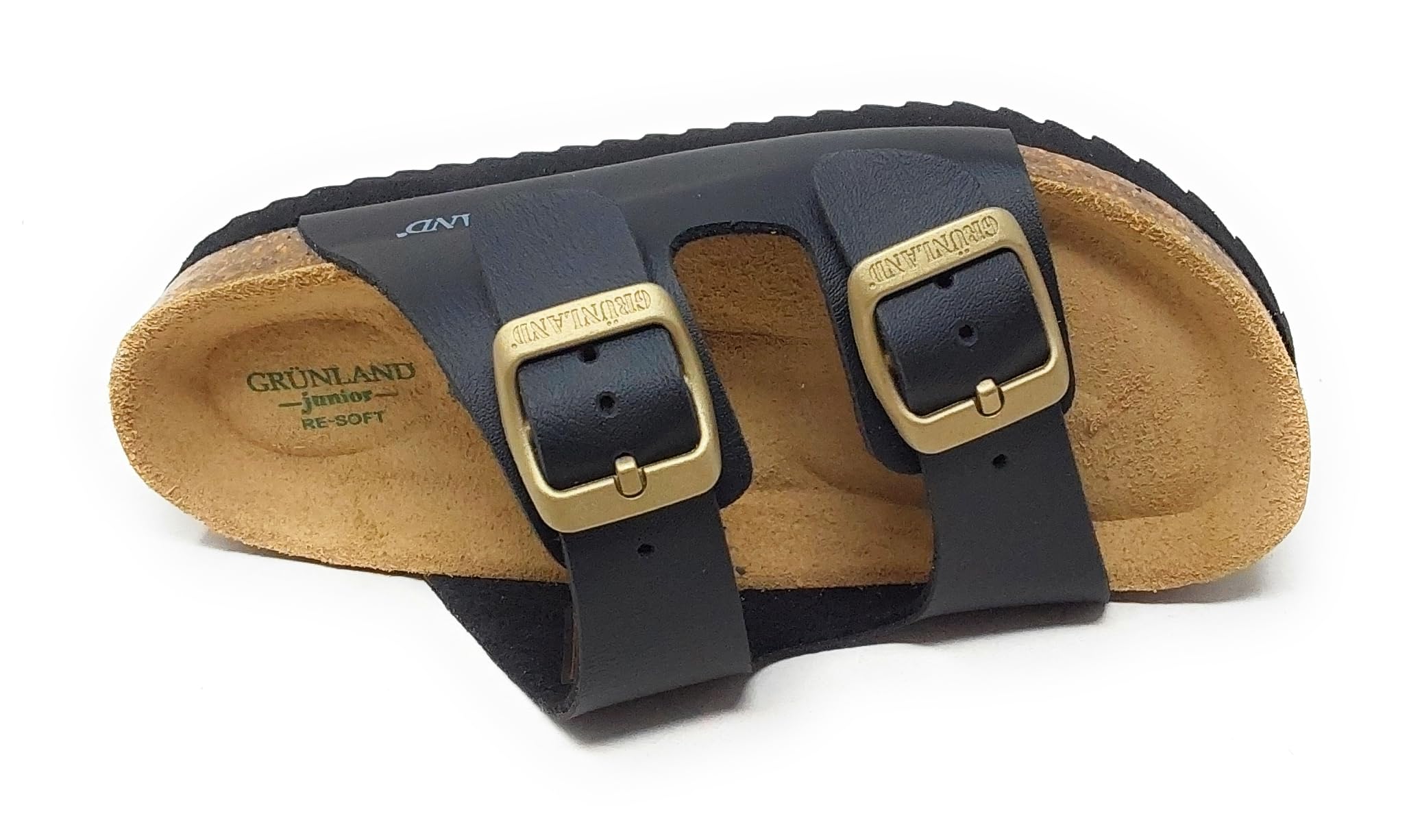 Grunland Ciabatta doppia fibbia in materiale riciclato | LULA CB0840
