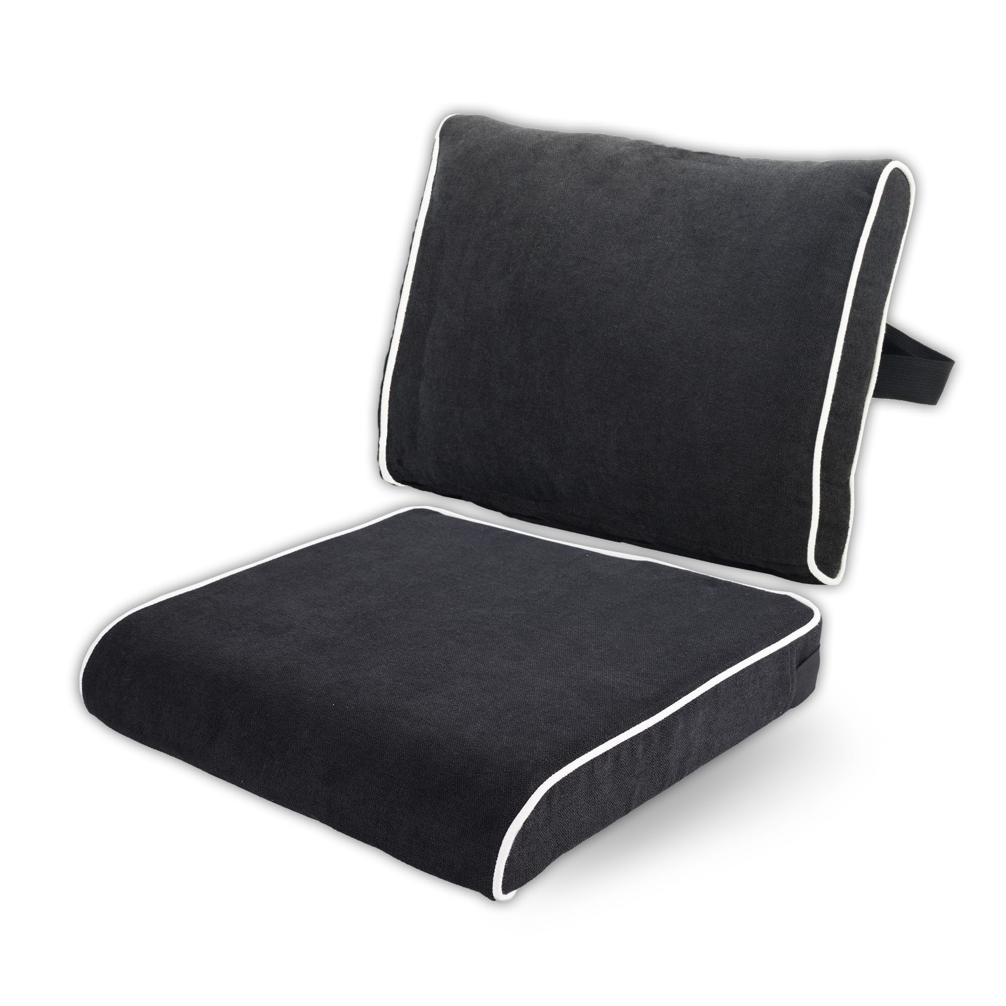 Justsafe Seat Cushion and Lumbar Support for Office Chair, Memory Foam Office Cushions, Non Slip Sitting and Back Pillow for Gaming, Car Seat Cushion,