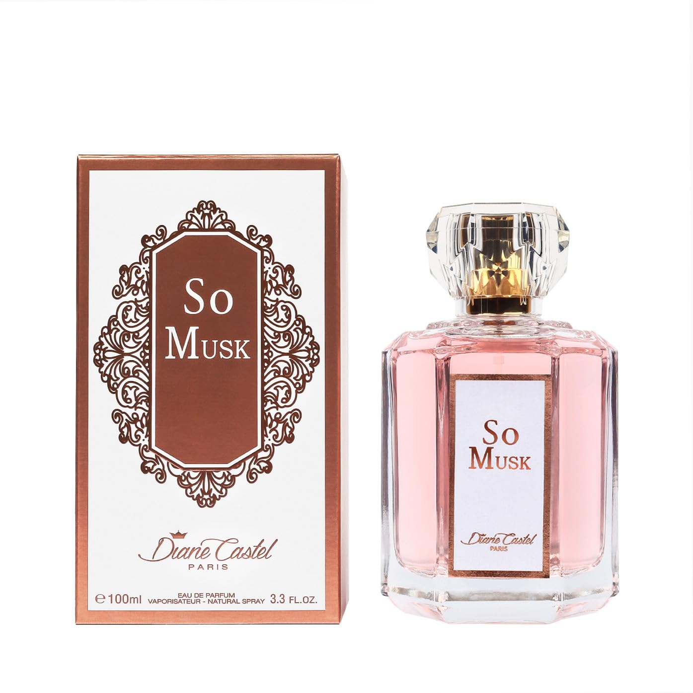 So Musk - Musky Floral Scent - Perfume for Women - Women Perfume with Notes of Orange Blossom, Osmanthus, Bergamot, and Musk - 3.3 oz