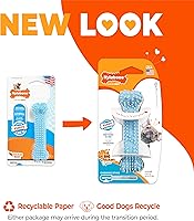 Vista 4 de Juguete para masticar para cachorros Nylabone, Petite., Hueso, N/A, Azul