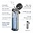 PHILIPS Water Bottle with Filter, Filter Water Bottle Stainless Steel with GoZero Everyday BPA-Free Tap Water Filter, Water Filter Bottle Keep Drink Cold 24 Hours, 1 Filter for 40 gal / 2 Months