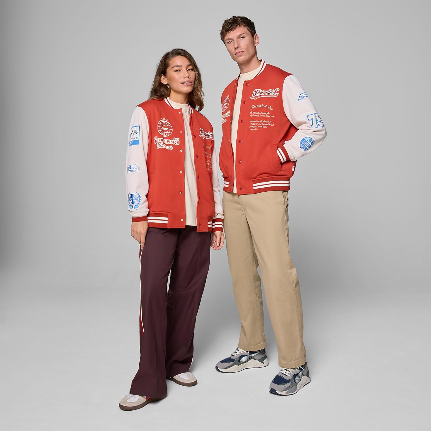 Formula 1 Heritage Varsity Jacket Red - Image 3