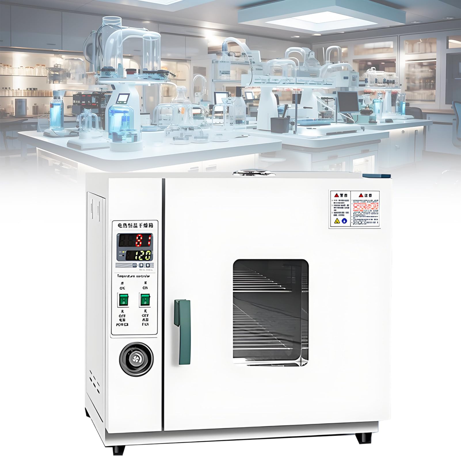 Vakuum-Trockenschrank, Labor-Konstanttrockner, 50–300°C, für Die Trocknung Von Elektronischen Bauteilen Und Saatgut. 16L